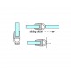 D SHAPED SHOWER DOOR SEAL FOR 8-10mm GLASS SEAL PROFILES